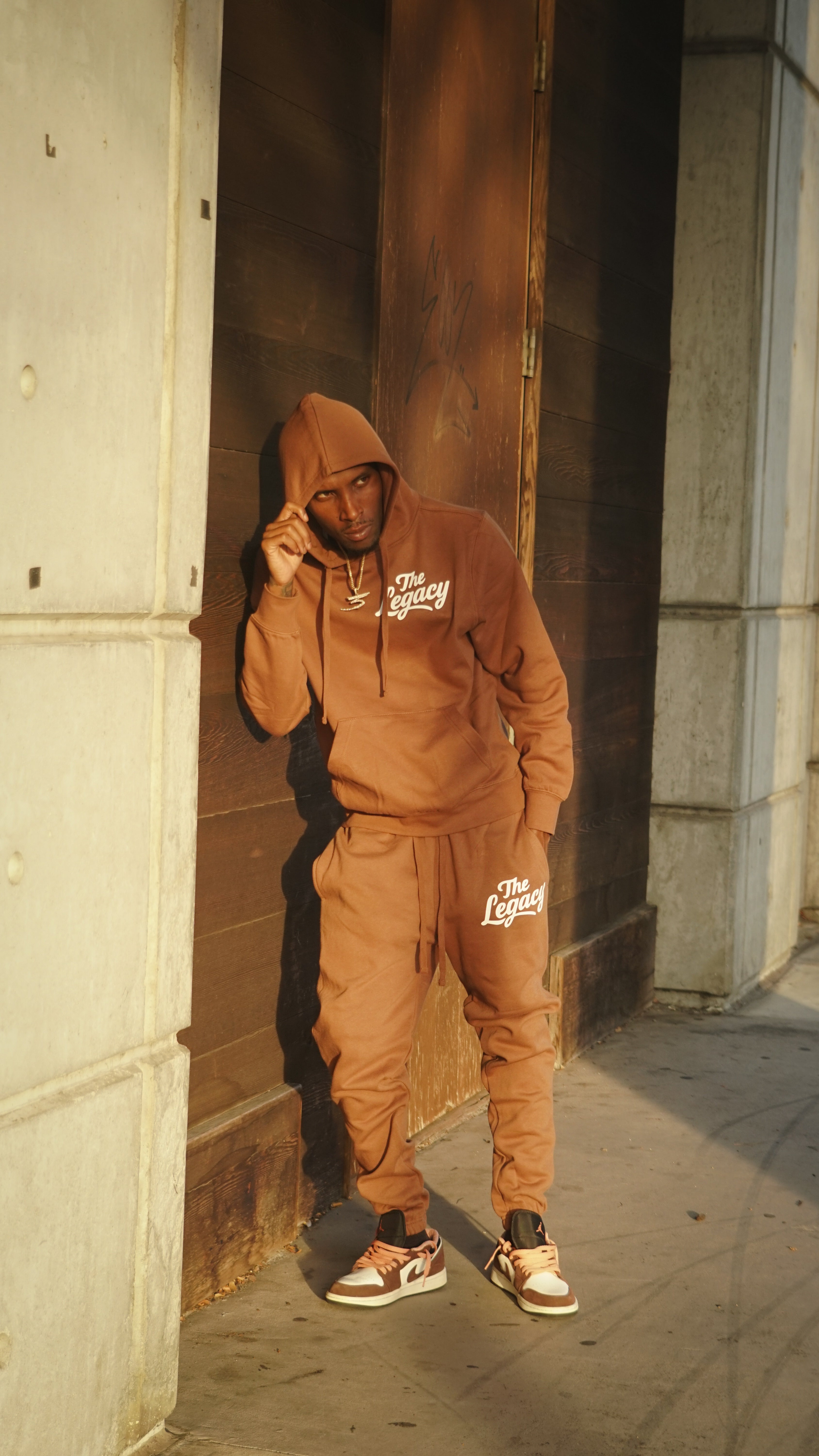 Legacy brown sweatsuit
